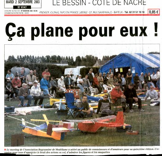 La Renaissance du Bessin du 2 septembre 2003(une)